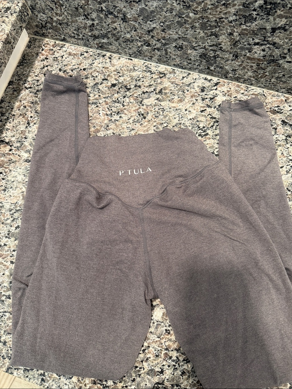 P'tula High-Waist Leggings in Gray
